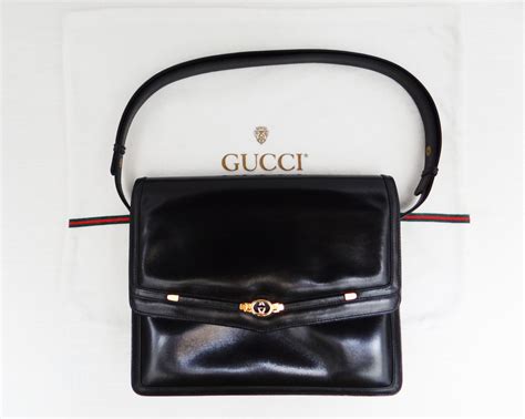 black and white vintage gucci purse|authentic vintage Gucci backpack.